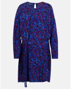 Robe Carelle imprimée bleu/violet